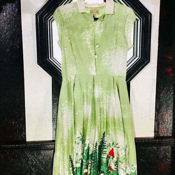 Lindy Bop Alpine Dress - Picture 1 of 5